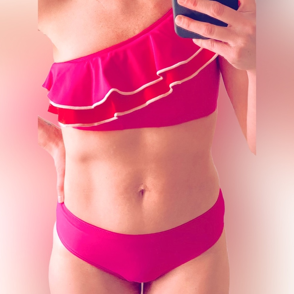 Summersalt Sidestroke Ruffle Sidestroke Bikini Size 12